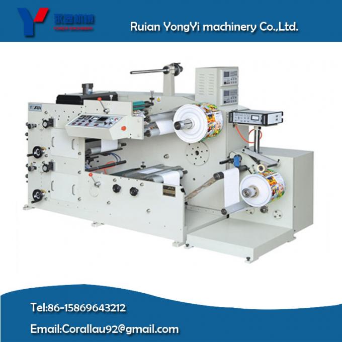 IR UV flexo sticker label printing machine ( With die cutting and slitting)