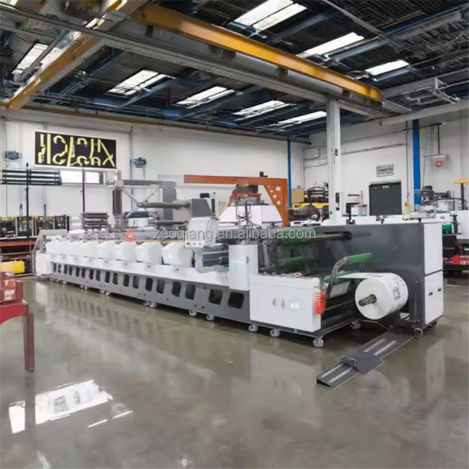 8 Color Flexo Printing Machine Multi Color Printing for Labels Stickers and Packaging 0