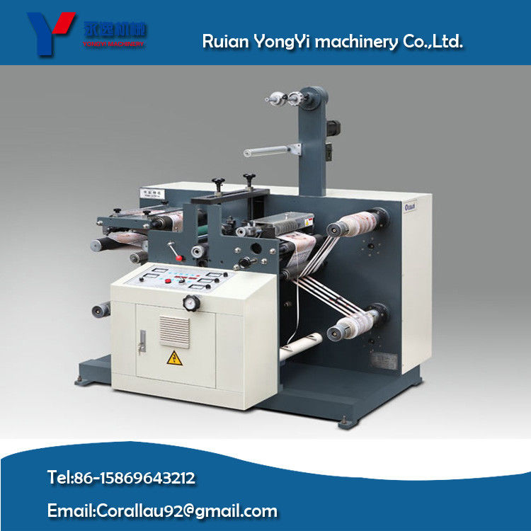 Slitting machine with rotary die-cutting station