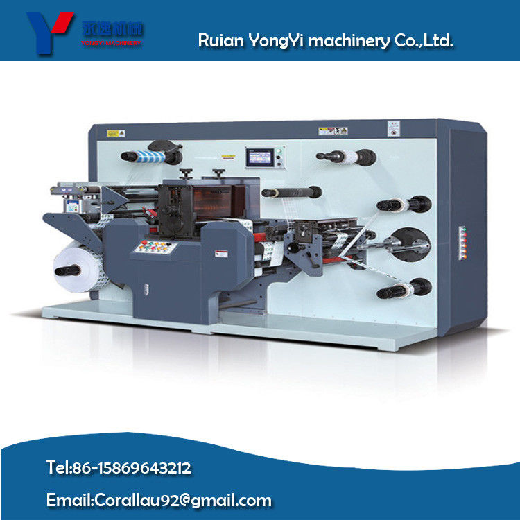 YY-320 auto matic full servo label roll rotary flexible die cutting with sheeting machine